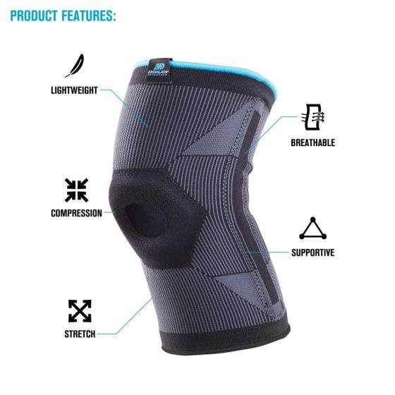 Proplast+ Elasticated Knee Support Brace – Adjustable, CE Approved, 3 Sizes (S, M, L)