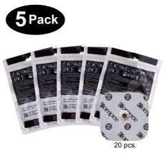 Compex Easy Snap Electrodes - 2" x 2" - White - 5 Pack