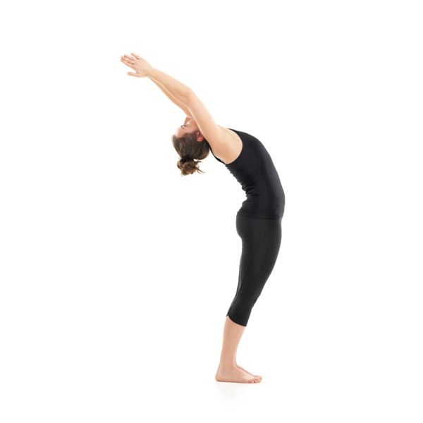standing backbend yoga pose