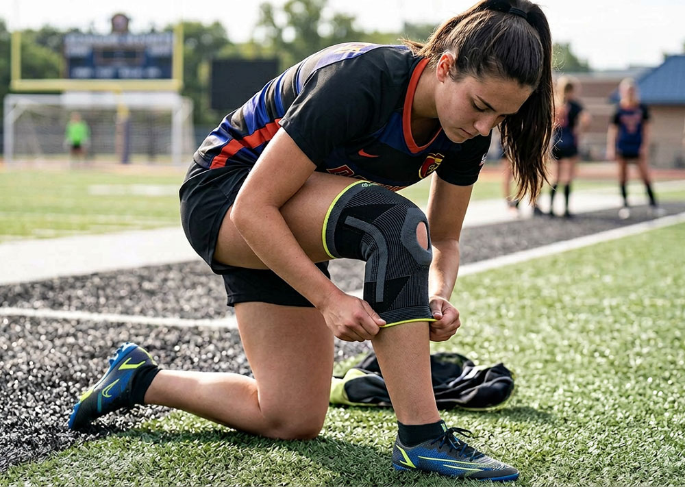 DonJoy Performance Deluxe Knit Knee With Stays