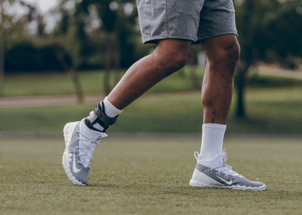 DonJoy Velocity Ankle Brace application