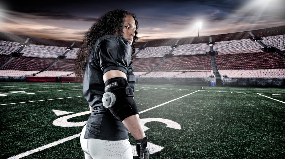 Troy Polamalu Uses HyperIce Utility troy polamalu hyperice utility elbow