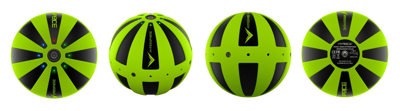 Hypersphere Vibrating Massage Ball - Side by Side View