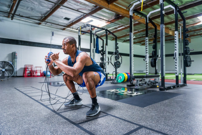 Compex Squat Workout Training